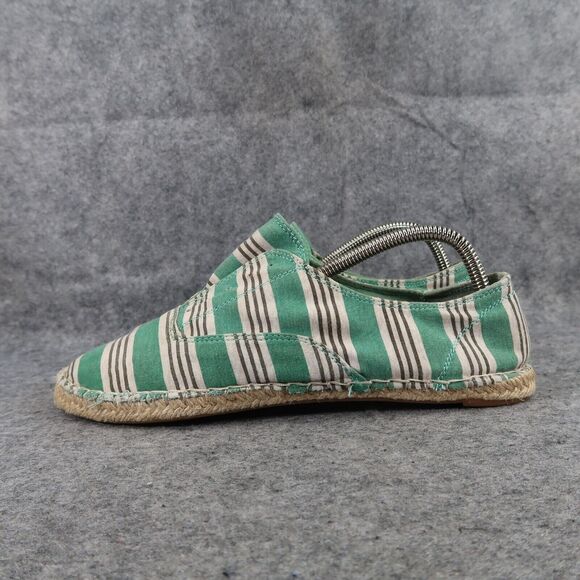 Splendid Shoes Womens 8.5 Sneaker Slip On Flats Loafer Espadrille Striped Fabric - Picture 4 of 12